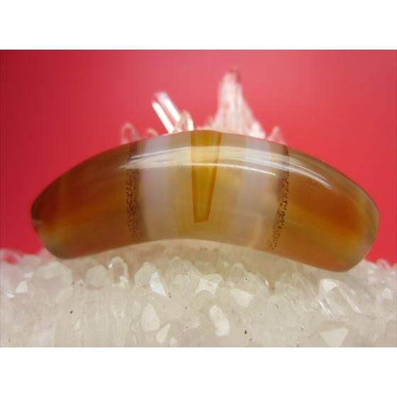 紅朱砂天然線珠 牛角 一点物