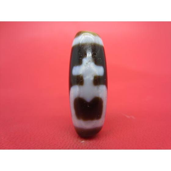 宝瓶天珠 朱砂 馬蹄痕 寶瓶紅朱砂天珠 約32×12mm 馬蹄痕 一点物 : 天然石のお店Sun flower
