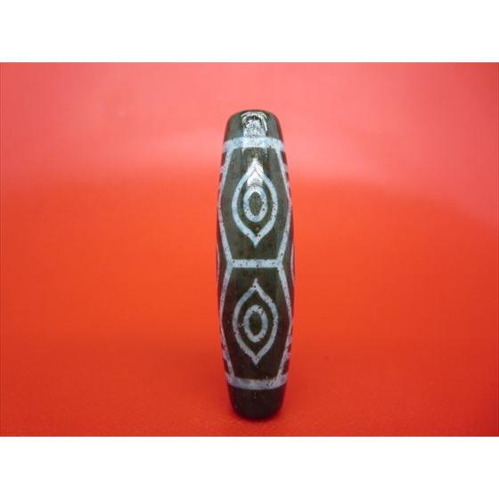 龍眼紅朱砂天珠 約49×13mm 一点物 : 天然石のお店Sun flower - 通販