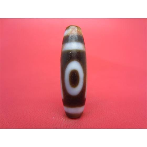一眼紅朱砂天珠 約35×11mm 馬蹄痕 一点物 : 天然石のお店Sun flower