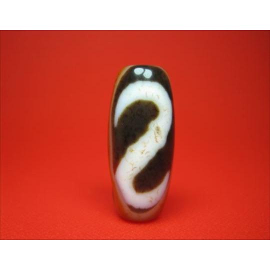 チベット彫刻梵字天珠 金銭鈎十一面観音天珠 キャ : 天然石のお店Sun