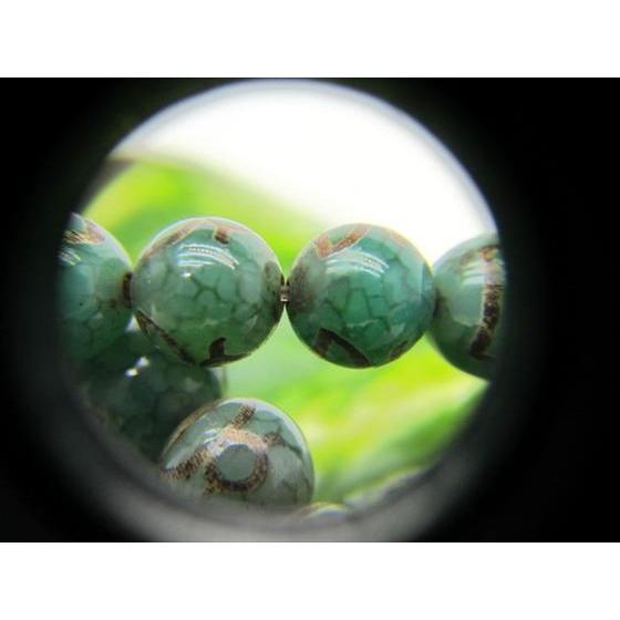 半連売り商品 財神天珠 緑 Φ8±0.2mm : 天然石のお店Sun flower - 通販