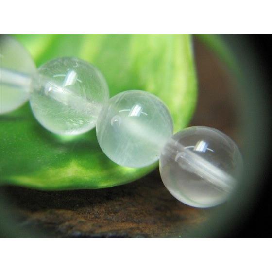 ブレスレット ホワイトアンデシン 品質AAA Φ7±0.2mm【一点物