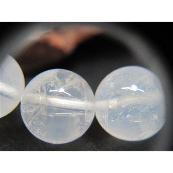 ブレスレット ホワイトアンデシン 品質AAA Φ10±0.2mm【一点物 