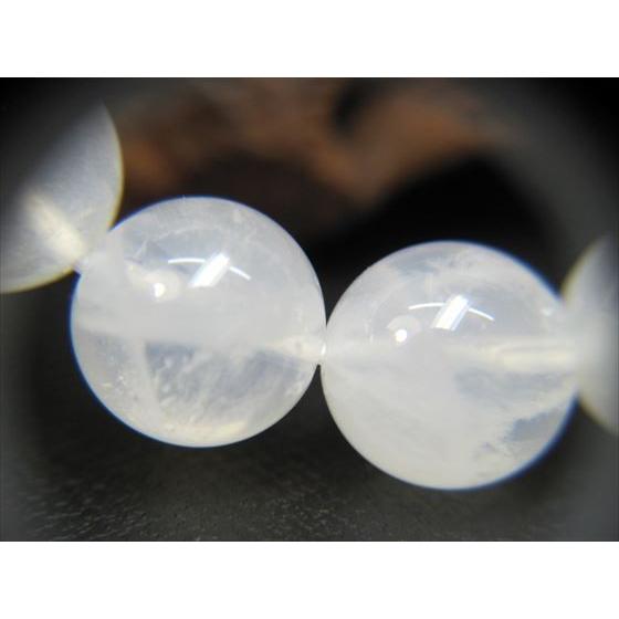 ブレスレット ホワイトアンデシン 品質AAA Φ10.2±0.2mm【一点物