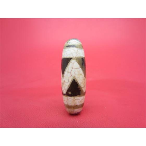 チベット高級龍紋天珠 虎牙天珠 白 約39×13mm 一点物 : 天然石のお店 