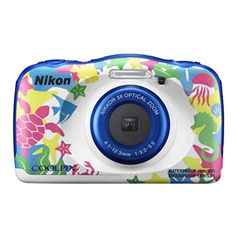 Nik0n デジタルカメラ C00LPIX W100 防水 W100MR クールピクス マリン