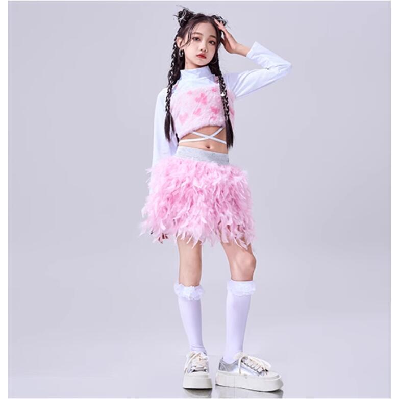 セットアップ キッズダンス レディース へそ出し トップス スカート