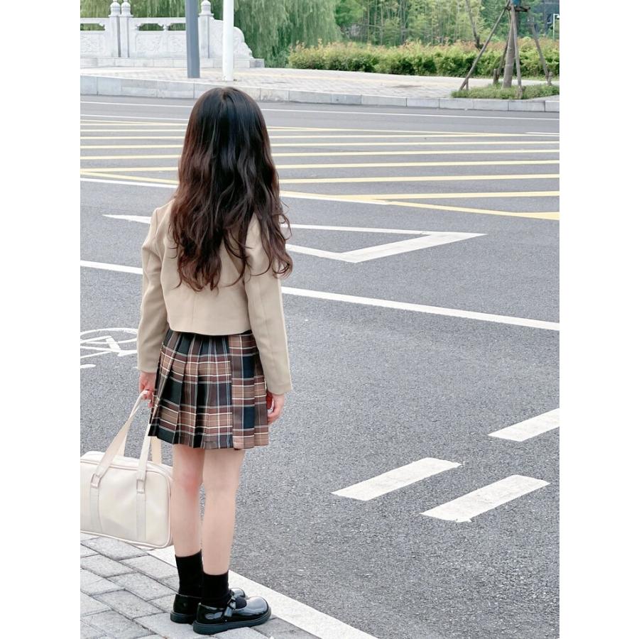 卒業式 入学式 女の子 スーツ リボン付き お嬢様 スカート 2点セット 3