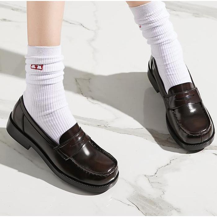 ローファー 学生 女子 学生靴 通学靴 学生服 モカシン 女 女の子 入学 新学期 入学式 卒業 結婚式 演奏会 発表会 卒業式 靴 シューズ Atomu Kids 04 サンフラワーハウス 通販 Yahoo ショッピング