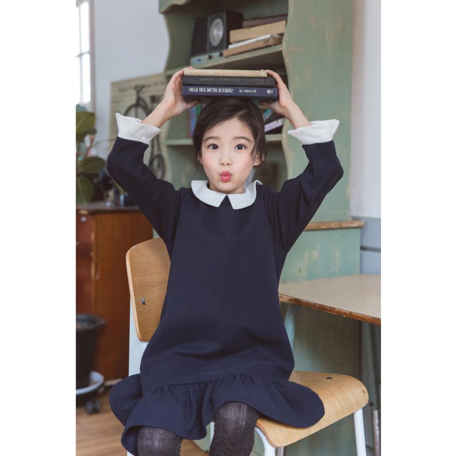 卒業式 スーツ ワンピース 女の子 入学式 レイヤード キッズ 子供 ネイビー 長袖 ワンピーススーツ ジュニア 入園式 卒服 学院コーデ 大きめ 韓国 Cyytz 40 サンフラワーハウス 通販 Yahoo ショッピング