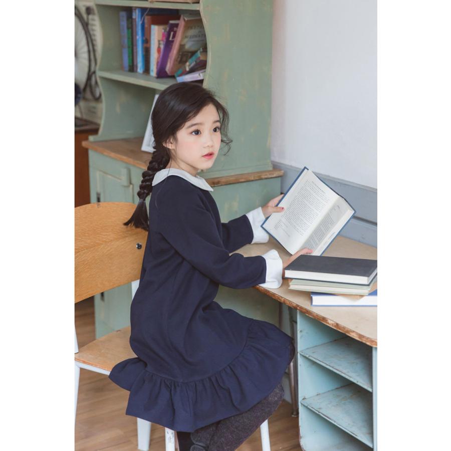 卒業式 スーツ ワンピース 女の子 入学式 レイヤード キッズ 子供 ネイビー 長袖 ワンピーススーツ ジュニア 入園式 卒服 学院コーデ 大きめ 韓国 Cyytz 40 サンフラワーハウス 通販 Yahoo ショッピング