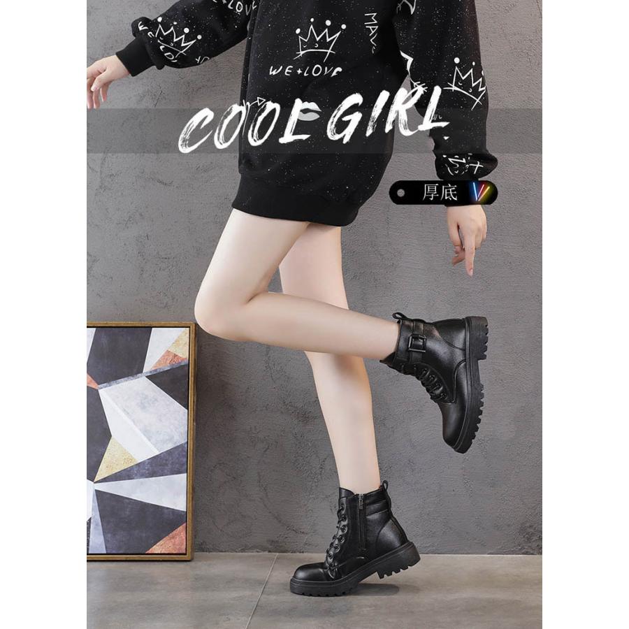 ショートブーツ 厚底 レディース 女性用 ブーツ 万能 ハイカットシューズ カジュアル 防寒 冬靴 プレゼント 彼女 おしゃれ ブラック Cyyxz 21 サンフラワーハウス 通販 Yahoo ショッピング