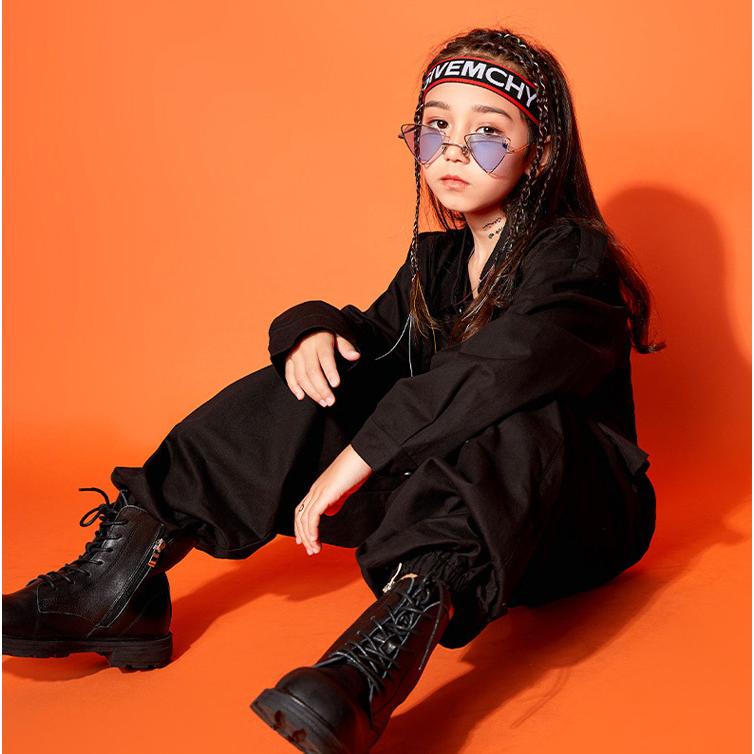 キッズ ダンス衣装 トップス パンツ 黒 ヒップホップ カーゴパンツ カッコイイ 女の子 男の子 長袖 Hiphop 子供 団体服 応援団 イベント 発表会 演出服 Cyyyc 25 サンフラワーハウス 通販 Yahoo ショッピング