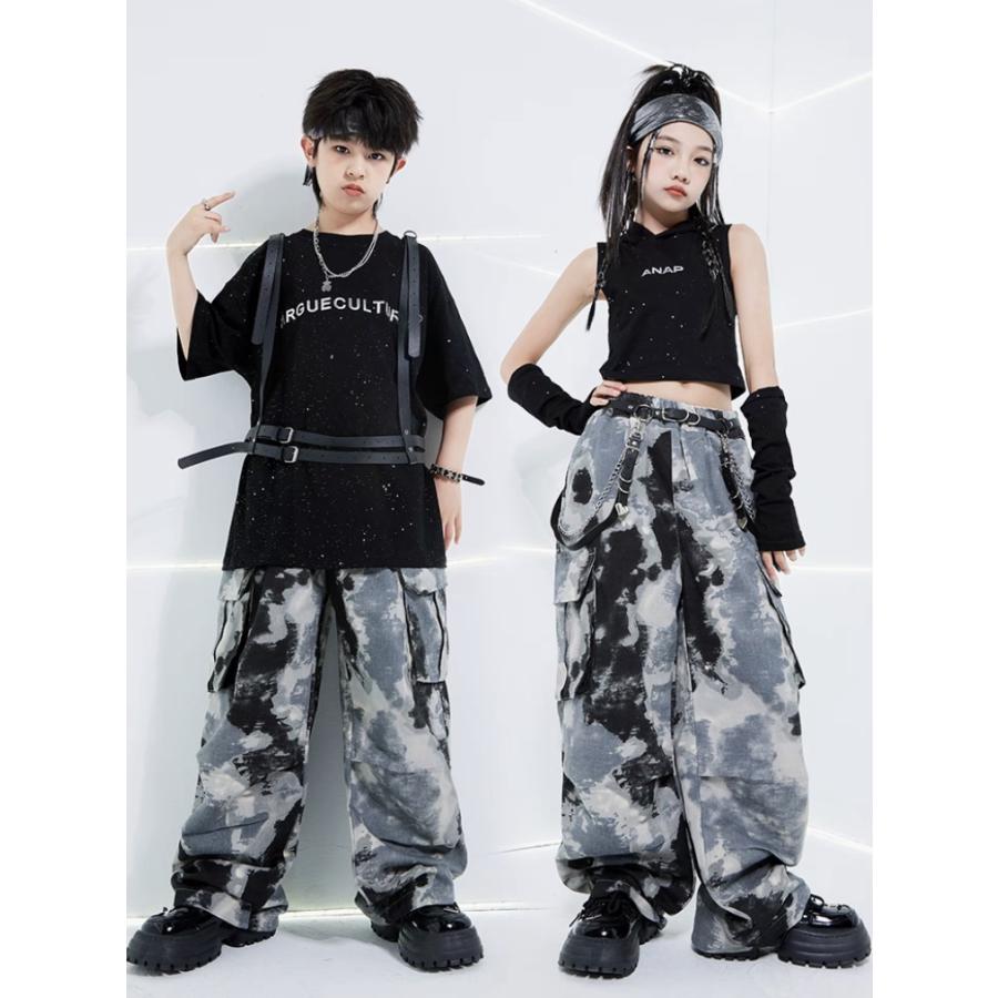 キッズ ダンス衣装 セットアップ へそ出し 女の子 トップス パンツ 韓国 子供 Hiphop ヒップホップ ステージ衣装 ジャズダンス 団体服 大きい 1 170cm Cyyyc 75 サンフラワーハウス 通販 Yahoo ショッピング