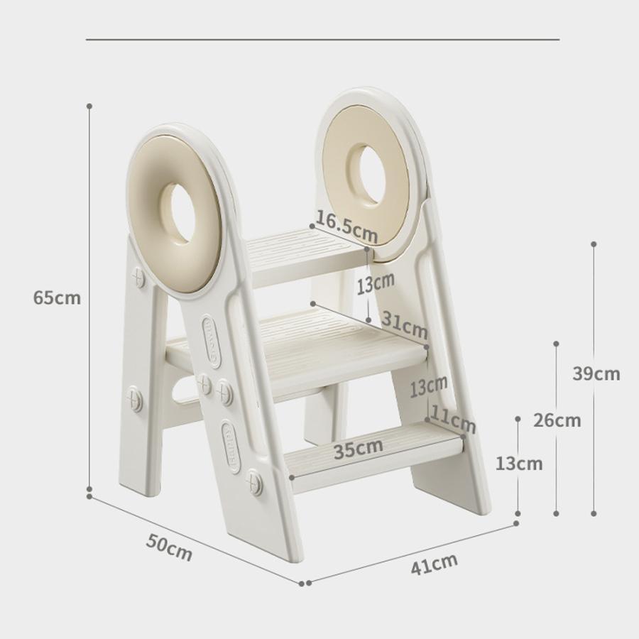 踏み台 子供 キッズステップ ステップ ステップ台 子ども こども キッズ ふみ台 トイレ 手洗い 玄関 庭 2段 昇降 おしゃれ 北欧｜sunflowerhouse｜13