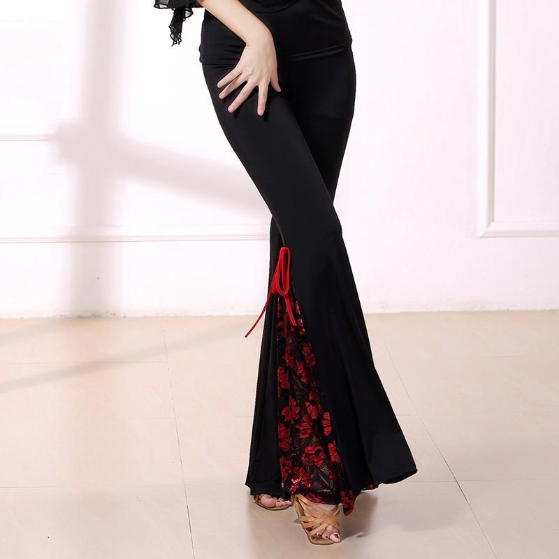 社交ダンス 練習着 パンツ モダン ラテン ズボン レッスンウェア