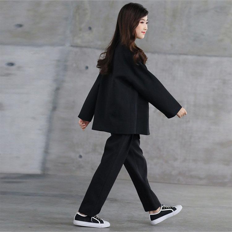 再入荷 黒スーツ 子供 卒業式 パンツスーツ 女の子 セットアップ パンツスーツ ピアノ発表会 ブラック フォーマル ジュニア 七五三 お受験 子供スーツ Goyst 07 サンフラワーハウス 通販 Yahoo ショッピング