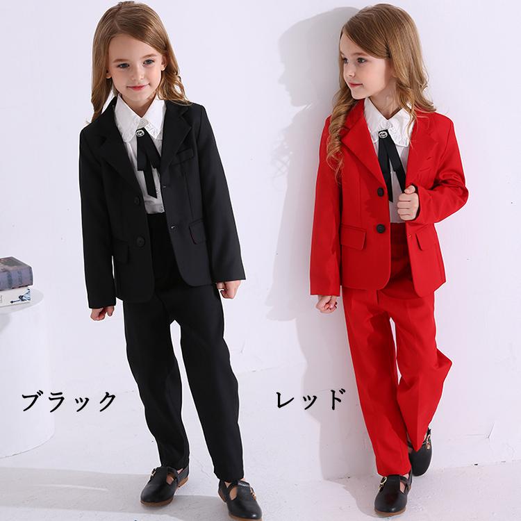 ピアノ発表会 パンツスーツ 女の子 卒業式 スーツ 女の子 2点セットアップ 中学生 小学生 フォーマル ジュニア 学園祭 結婚式 発表会 七五三 法事 卒園式 Goyst 15 サンフラワーハウス 通販 Yahoo ショッピング