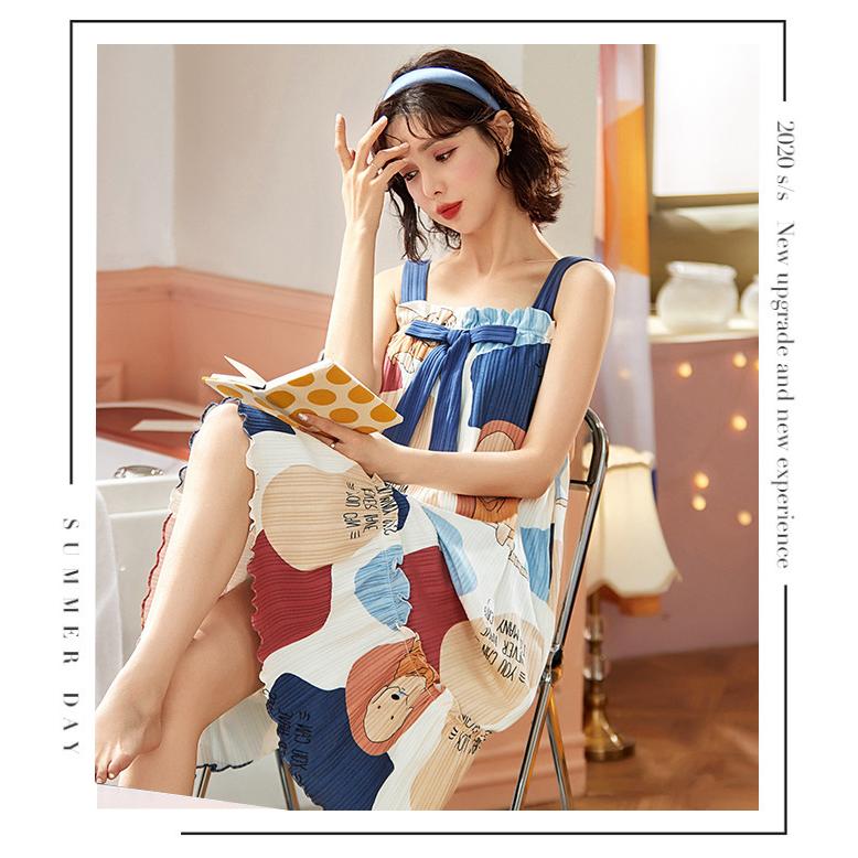 ルームウェア レディース パジャマ 夏 ワンピース キャミソル 部屋着 おしゃれ 可愛い 寝巻き 綿 花柄 ゆったり 袖なし 韓国風 着心地 出かける Kay Sy048 サンフラワーハウス 通販 Yahoo ショッピング