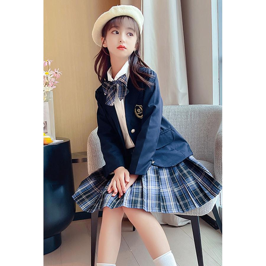 卒業式 スカートスーツ 女の子 スーツ 卒業式 4点セット 韓国 入学式  