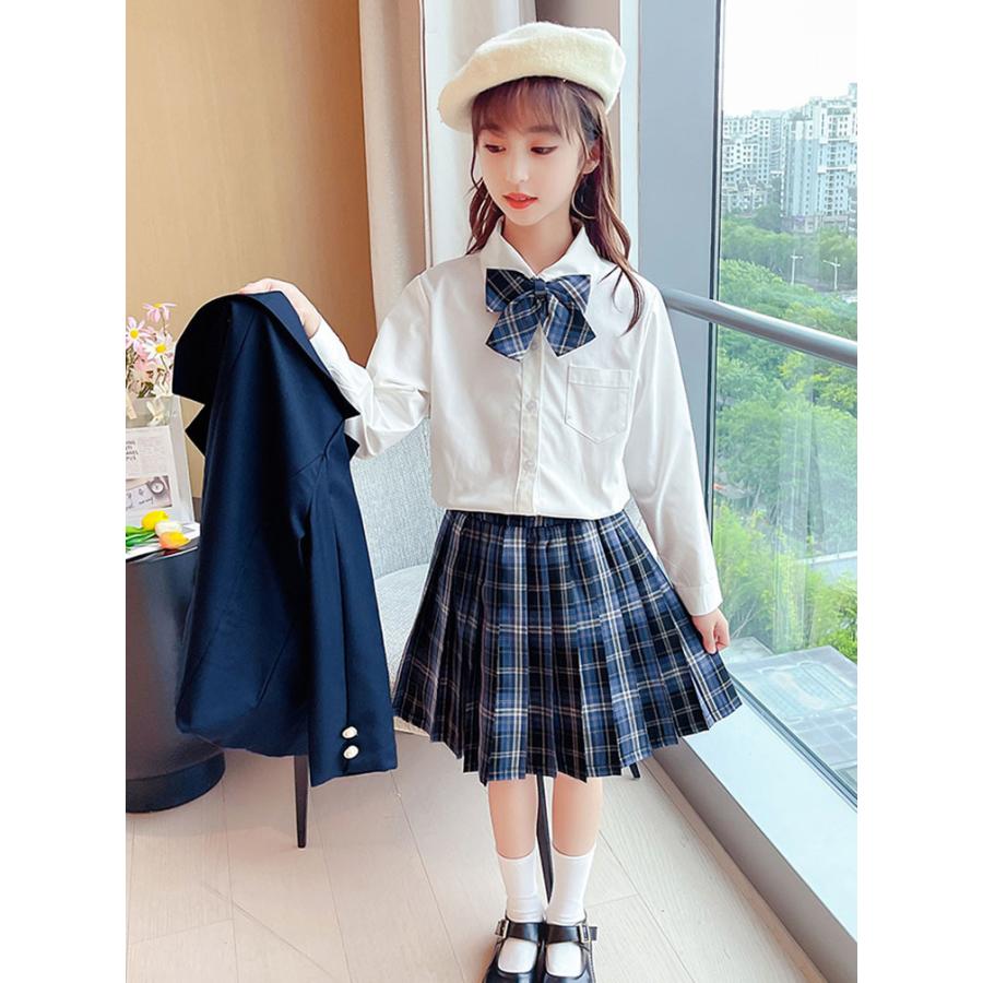 卒業式 スカートスーツ 女の子 スーツ 卒業式 4点セット 韓国 入学式