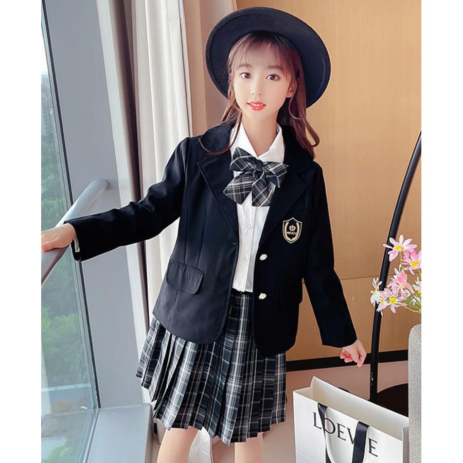 卒業式 スカートスーツ 女の子 スーツ 卒業式 4点セット 韓国 入学式  