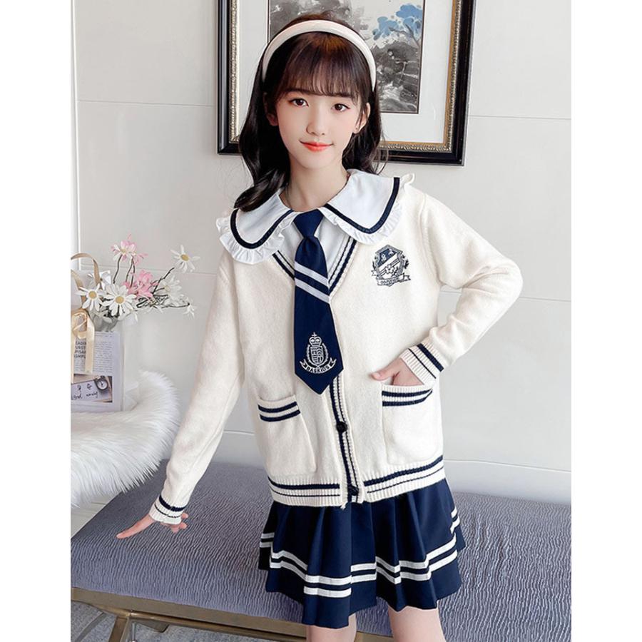 MIKI HOUSE セーラー風フォーマルセット ニットカーディガン　90 MIKI HOUSE セーラー風フォーマルセット ニットカーディガン90