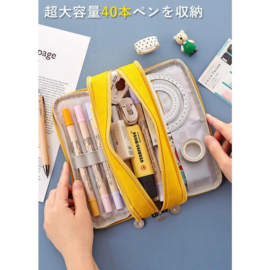 ペンケース 無地 軽量 洗える 筆箱 通学 大容量 中学生 小学生 高校生 男女兼用 収納ボックス 小物 入学祝い ギフト 入学グッズ 6色 可愛い おしゃれ シンプル Lxyyqgdx 13 サンフラワーハウス 通販 Yahoo ショッピング