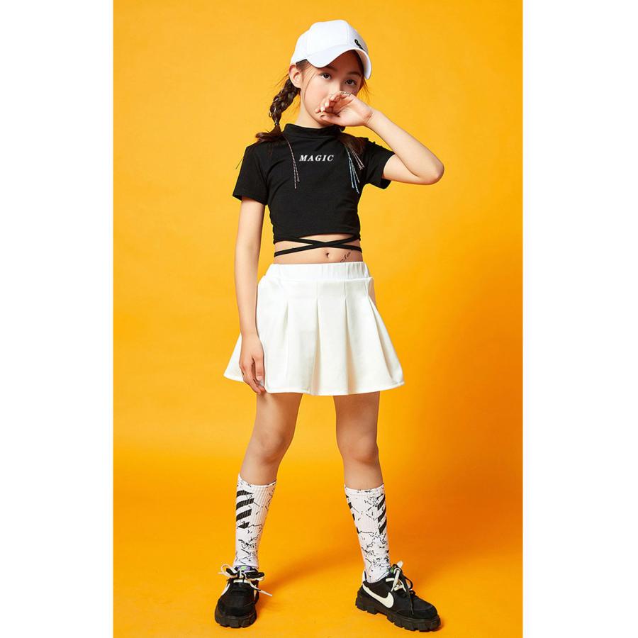 キッズダンス衣装 セットアップ ヒップホップ へそ出し トップス 韓国 かっこいい 黒 白 ダンス発表会 ゼブラ柄 男の子 Sale 10 Off Hippop 練習着 女の子 Tシャツ 半袖