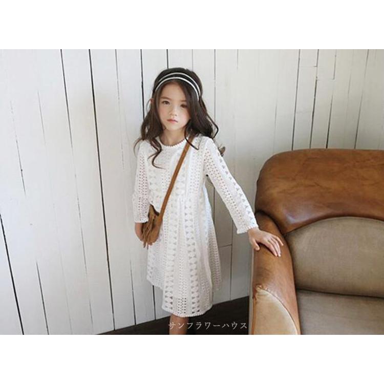 ワンピース 長袖ワンピース 女の子 子供服 春秋 キッズ ジュニア 子供ドレス 韓国子供服 白 無地 白ワンピース 発表会 着痩せ 白ワンピース 可愛い 110 170cm Okokids36 サンフラワーハウス 通販 Yahoo ショッピング
