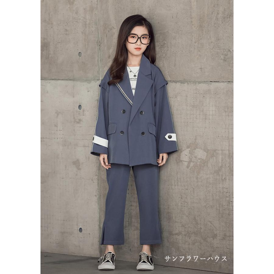 入学式 パンツスーツ 女の子 卒業式 2点セット フォーマル キッズ スーツ 発表会 七五三 卒園式 韓国ファッション フォーマルスーツ リラックス 110 160 170 Okokids62 サンフラワーハウス 通販 Yahoo ショッピング