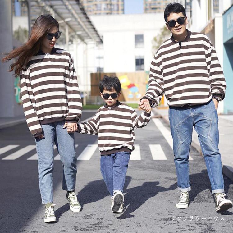 親子ペアルック リンクコーデ 親子 お揃い 親子コーデ 韓国ファッション メンズ 男の子 女の子 レディース シャツ 撮影 誕生日 母の日 90 140cm M L 大きい Okooyako69 サンフラワーハウス 通販 Yahoo ショッピング