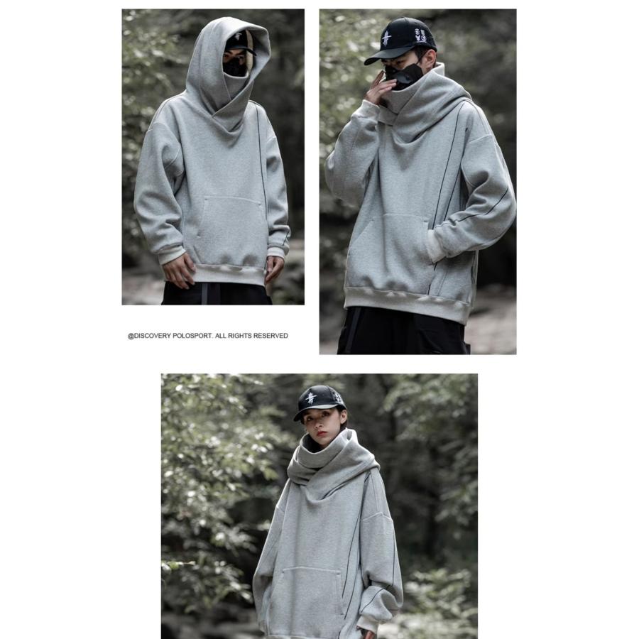 パーカー ハイネックパーカー ランニングウェア ジョギングウェア トレーニング スウェット メンズ レディース 男女兼用 ボリュームネック 大きいサイズ 秋冬 |  | 06