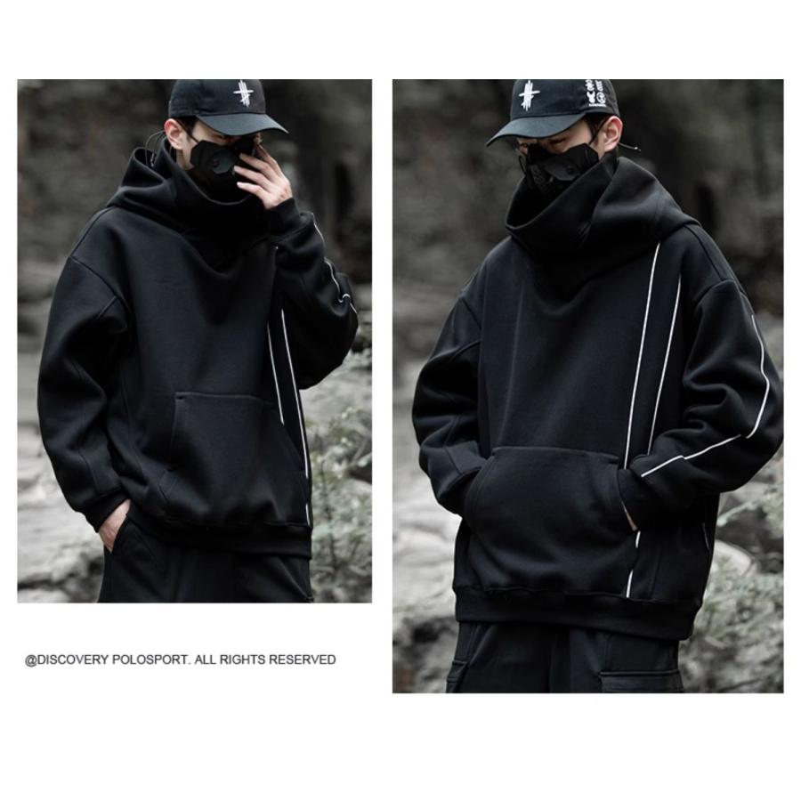 パーカー ハイネックパーカー ランニングウェア ジョギングウェア トレーニング スウェット メンズ レディース 男女兼用 ボリュームネック 大きいサイズ 秋冬 |  | 08