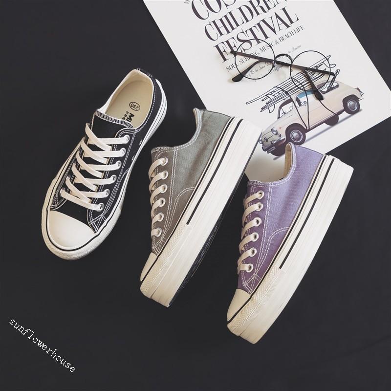 厚底 スニーカー スリッポン レディース ヒール ローカット シューズ 靴 履きやすい 歩きやすい 疲れない 美脚 おしゃれ 仕事用 無地 白 ぺたんこ Sl Xz27 サンフラワーハウス 通販 Yahoo ショッピング