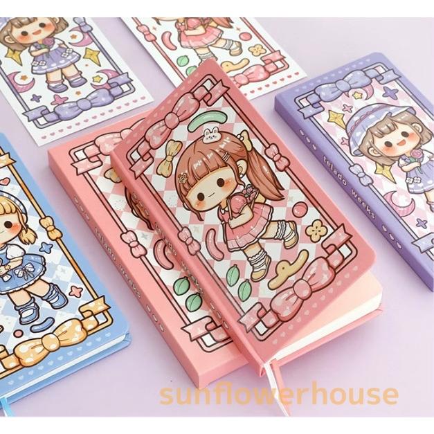 ノート メモ帳 シール帳 かわいい 縦長 シール付き 雑貨 小物 人気