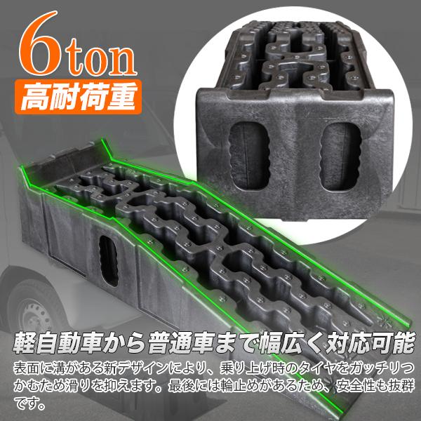 カースロープ 2台セット DL6215P 対応車重6t バス・トラック対応