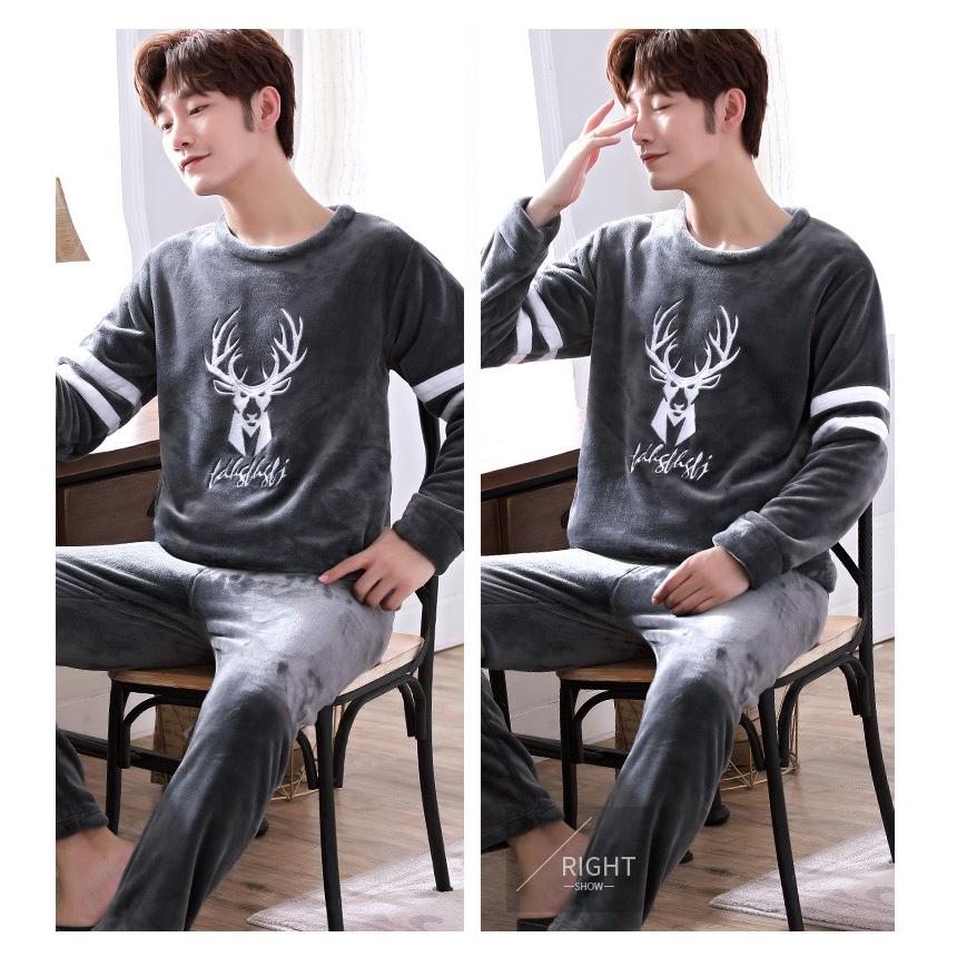 ルームウェア メンズ 冬用 上下セット パジャマ 長袖 暖かい 男性 部屋着 寝間着 寝巻き ふわふわ あったか 秋冬 もこもこ セットアップ Xw Sy57 サンフラワーハウス 通販 Yahoo ショッピング