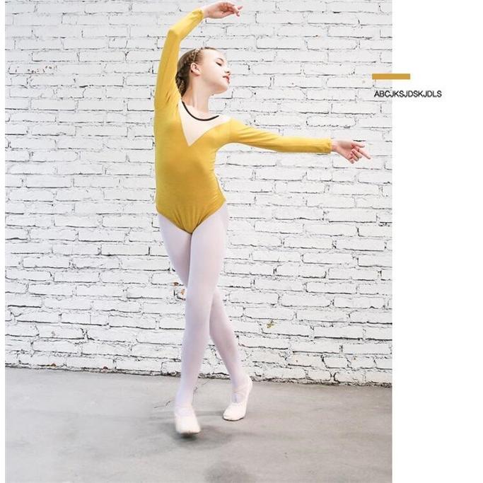 バレエ レオタード 発表会 バレエ用品 ジュニア用 練習着 新体操 長袖 綿 子供用 スカート無し タンク型 レッスン 秋冬 おしゃれ キッズ コットン ガールズ Yc Yc14 サンフラワーハウス 通販 Yahoo ショッピング