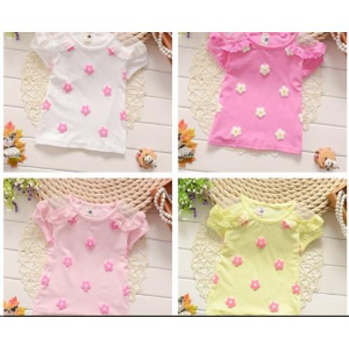 子ども服 Tシャツ 女の子 花柄tシャツ キッズ服 ベビー服 可愛い トップス ブラウス Sunflowerkids 通販 Yahoo ショッピング