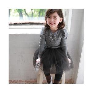 子ども服 ブラウス トップス 女の子 キッズ服 レース付き 長袖シャツ 