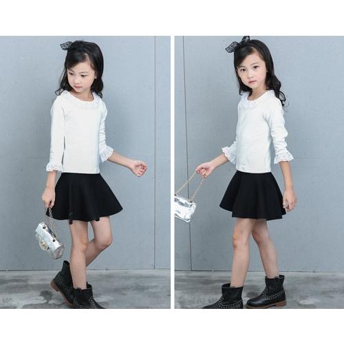 スカート 女の子 フレアスカート 子供服 ミニ丈 キッズ服 無地 秋冬春 