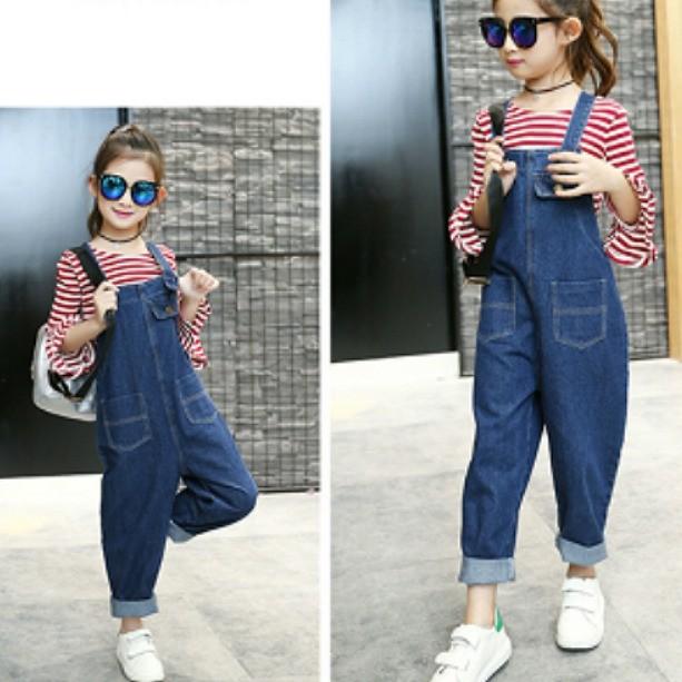 子供服 オーバーオール デニムオーバーオール 韓国子供服 女の子 キッズ ジュニア デニムサロペット オールインワン 1cm 130cm 140cm 150cm 160cm 1022 Sunflowerkids 通販 Yahoo ショッピング