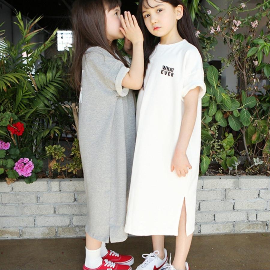 ワンピース 子供服 女の子 トレーナー ロングワンピース スウェット 半袖 キッズ服 韓国風子供服 カジュアル 110cm 1cm 130cm 140cm 150cm Sf 2 Sunflowerkids 通販 Yahoo ショッピング