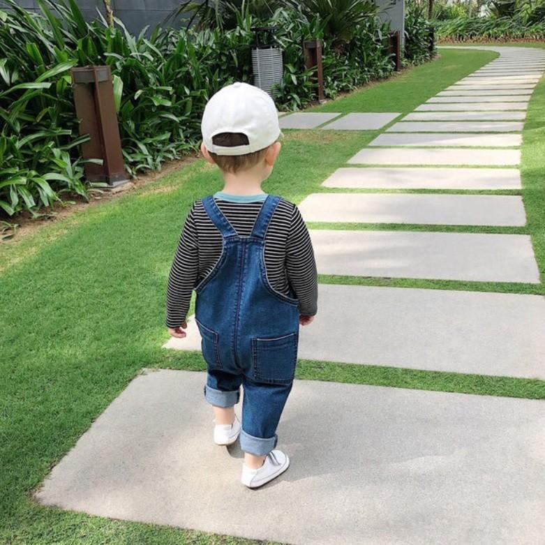 オーバーオール 子供服 男の子 デニムオーバーオール ストレッチ