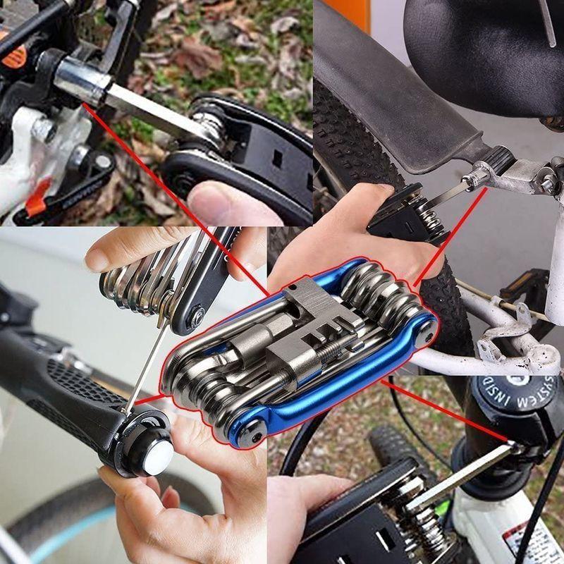 Com Shot 11 1 7本六角レンチ In バイクメンテナンスセット 多機能修理ツール 携帯便利 整備に必要な工具 自転車工具セット ディスカウント In