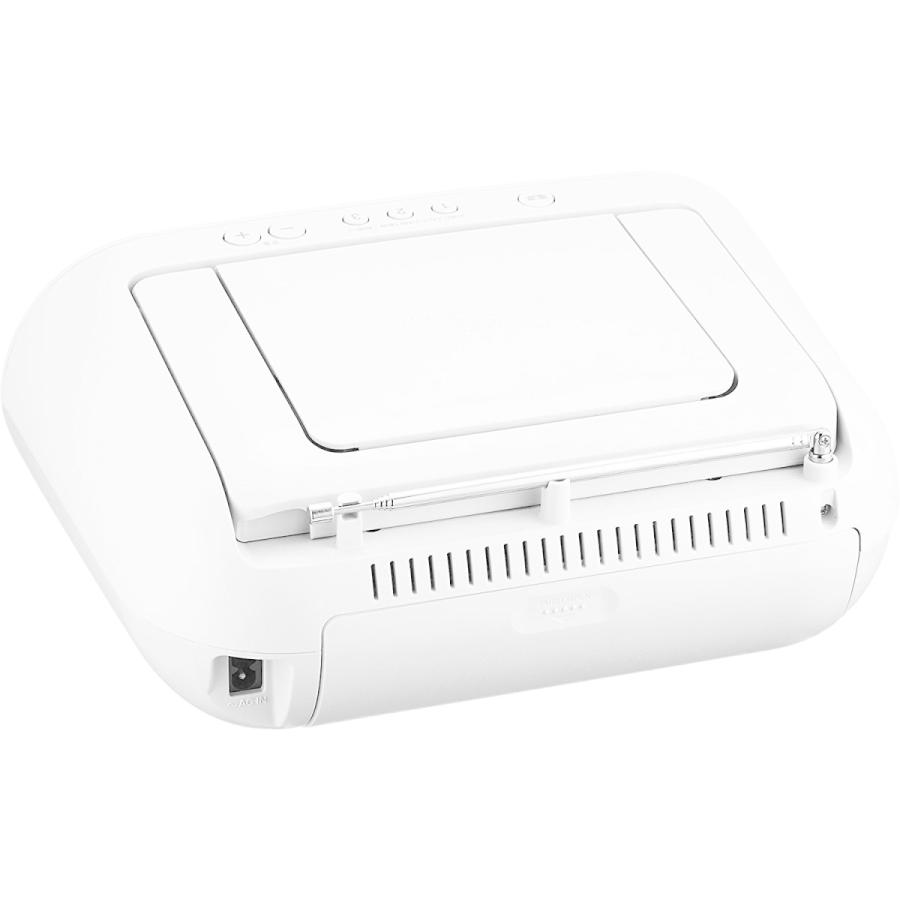 ソニー CDラジオ ZS-S40 : FM/AM/ワイドFM対応 ホワイト ZS-S40 W ZS S40 ソニー CDラジオ FM/AM/ワイドFM対応 ホワイト