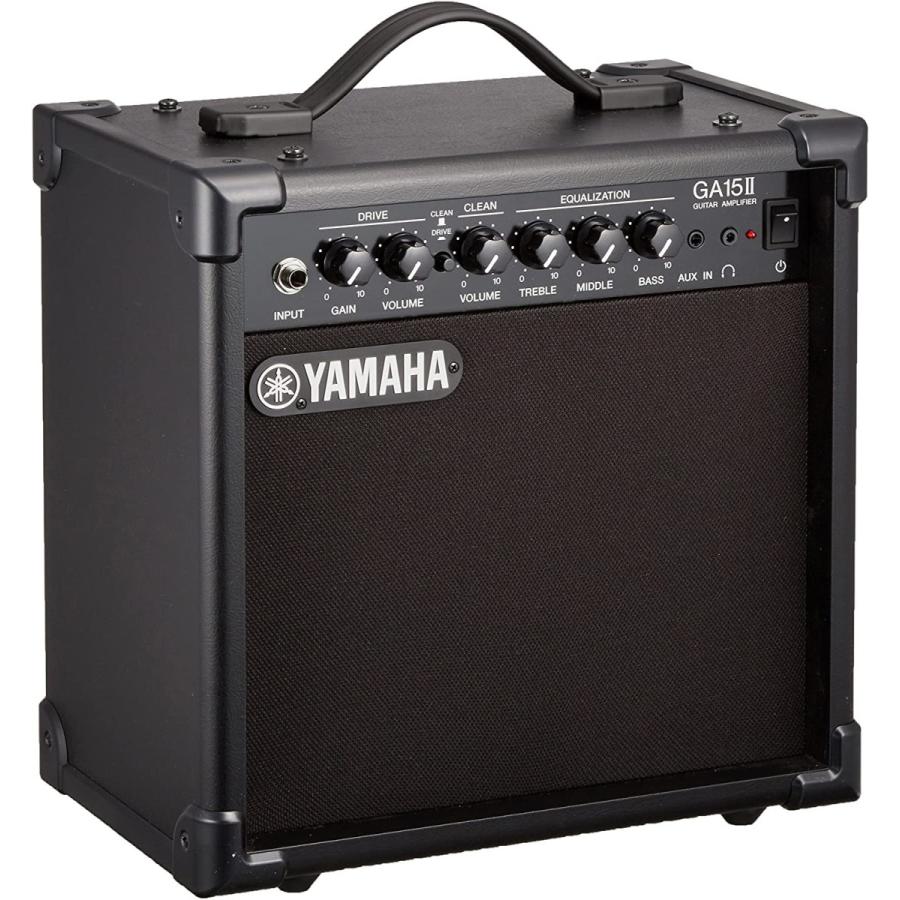 ヤマハ YAMAHA ギターアンプ GA15II ドライブ&クリーンの2チャンネル仕様 練習用に最適な小型アンプ Aux in機能を使ってセ ヤマハ YAMAHA ギターアンプ GA15II ドライブ&クリーンの2チャンネル仕様 練習用に最適な小型アンプ Aux in機能を使ってセ