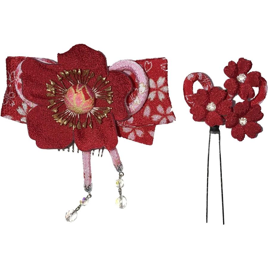 新品 粋花 Suika 和装リボンコーム 8 3 赤 最適な価格 Gaertnerhof Charlottenburg De